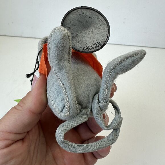 Annalee Doll Mobilitee 6" Trophy Mouse Orange 1971 Vintage - Picture 9 of 9